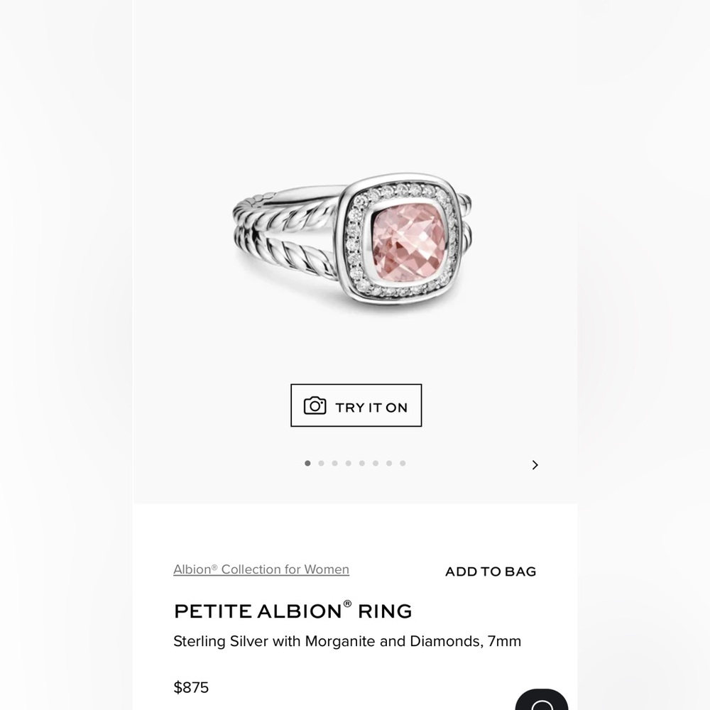 David yurman morganite ring